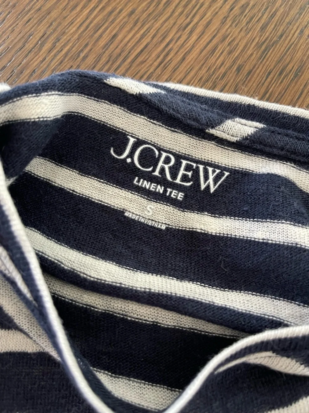 J Crew Relaxed Linen T-shirt - Picture 3 of 6